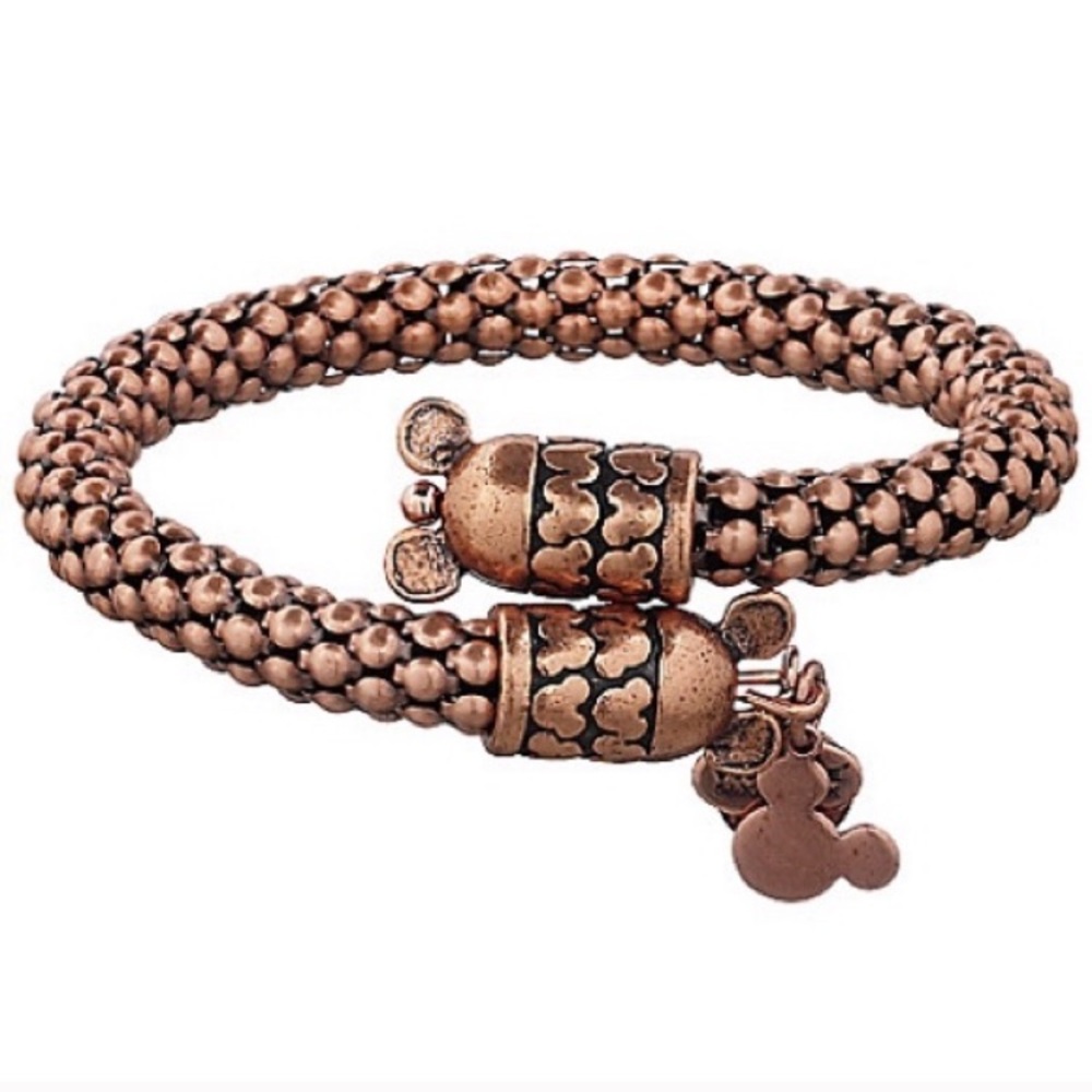 New Disney Mickey Alex and Ani wrap bracelet rose